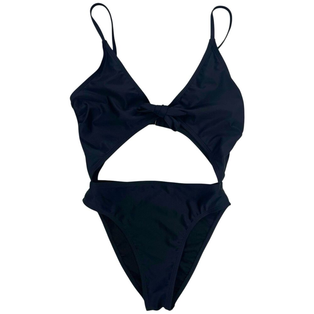 Fashion Nova Women's‎ Size Medium Black One-Piece Monokini Swimsuit